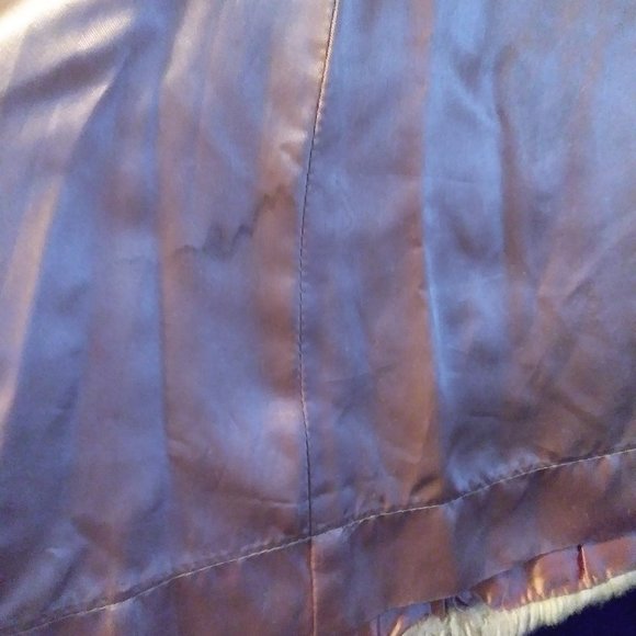 Vintage 60s Lilli Ann Suede/Faux Fur Belted Coat - Picture 16 of 16